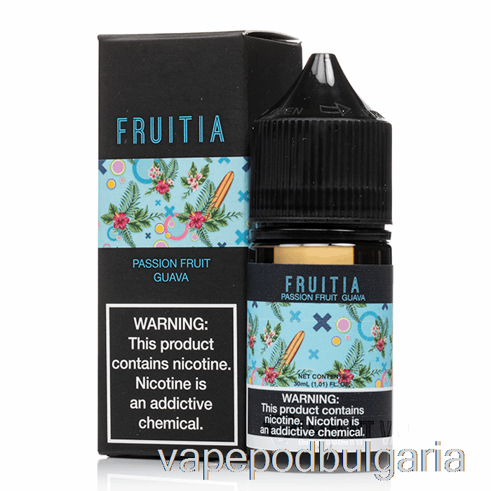 Vape Течности маракуя гуава - фруктова сол - 30ml 35mg